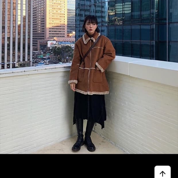 로우클래식 로클 리버시블 무스탕