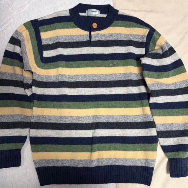 크로커다일 스트라이프 니트 / 크로커다일 빈티지 니트 / 라코스테니트