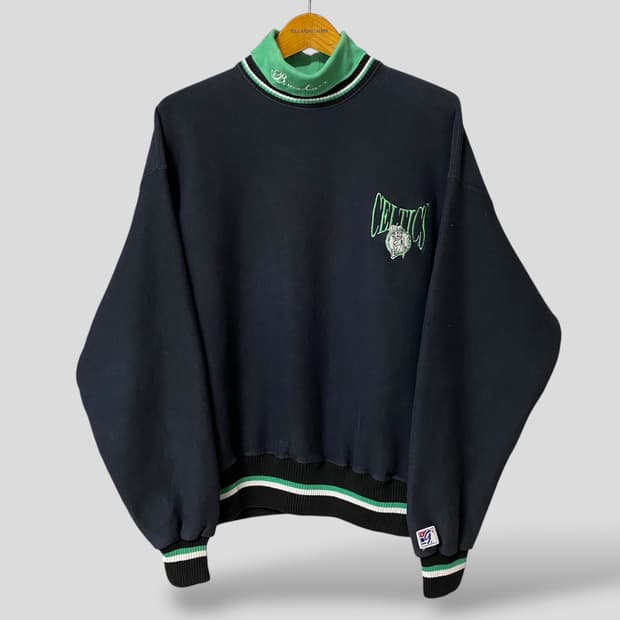 (L)빈티지 The game 보스턴 셀틱스 터틀넥 스웨트셔츠 맨투맨