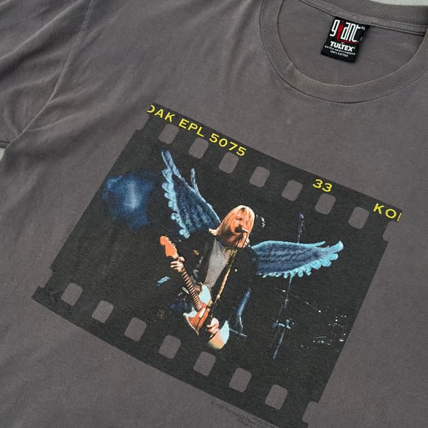 90s Nirvana Kurt cobain 빈티지 너바나 밴드티 XL