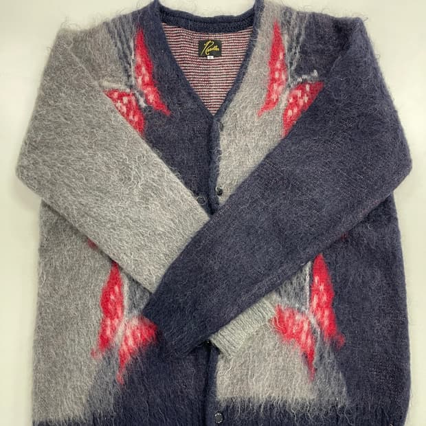 니들스 모헤어 가디건