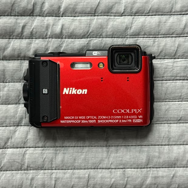 니콘 aw130 오렌지 디카