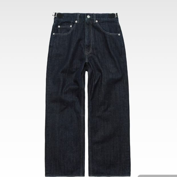 2)폴리테루 고시마 데님 원 1워시 인디고