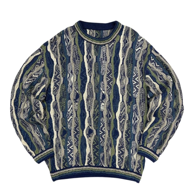 빈티지 쿠지맛 케이블니트(OS)