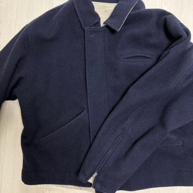 헤리티지플로스 22FW 리버시블 스포츠 울 자켓 L