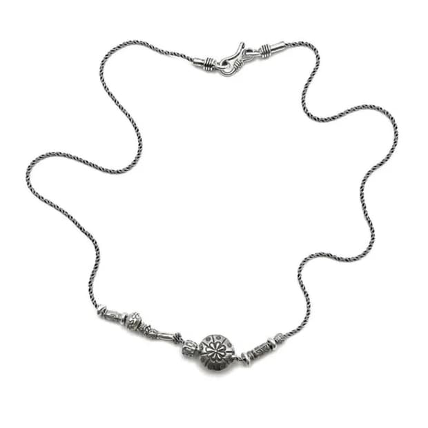 (빈티지한 목걸이)앤칸토 03 Karen silver necklace