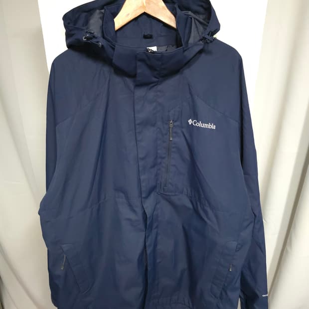 컬럼비아 네이비 바람막이 후드 자켓 3XL
  ✨️정품✨️
