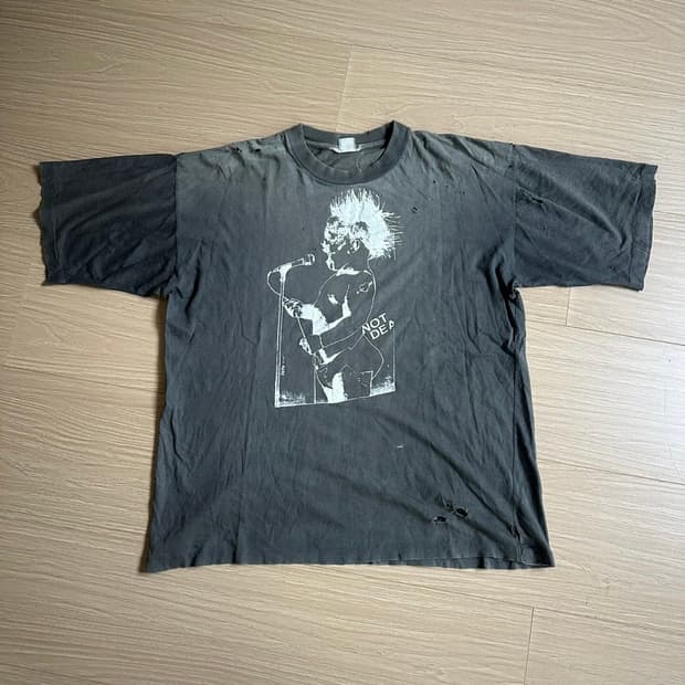 빈티지 90s Not Dea 티셔츠