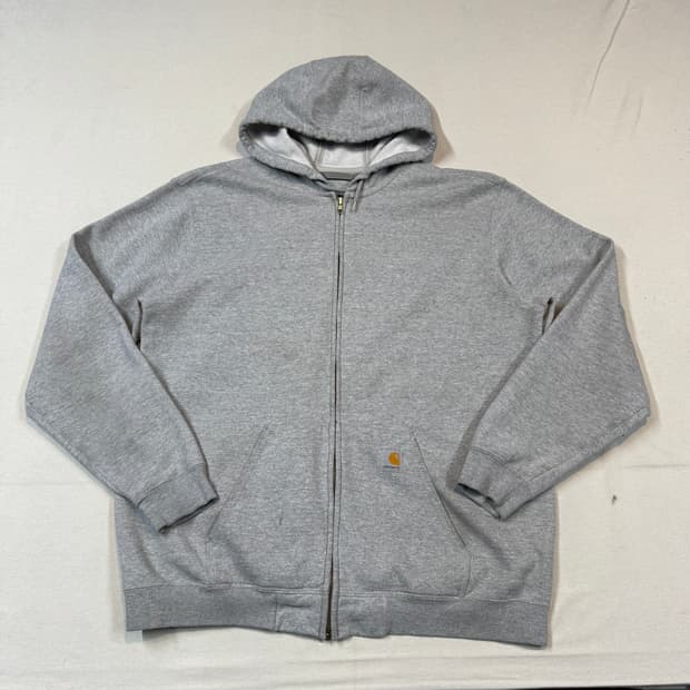 XL) 칼하트 미드웨이트 루즈핏 후드집업 그레이