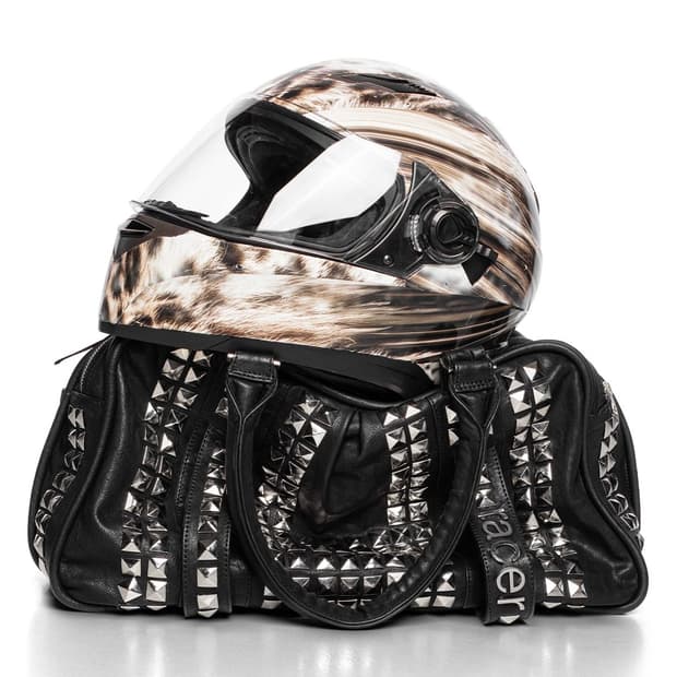 racerworldwide Studded Leather Bag