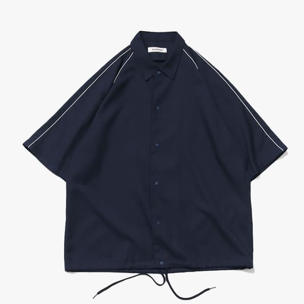 MONKEY TIME - DRY CHAMBRAY PIPING SHIRT