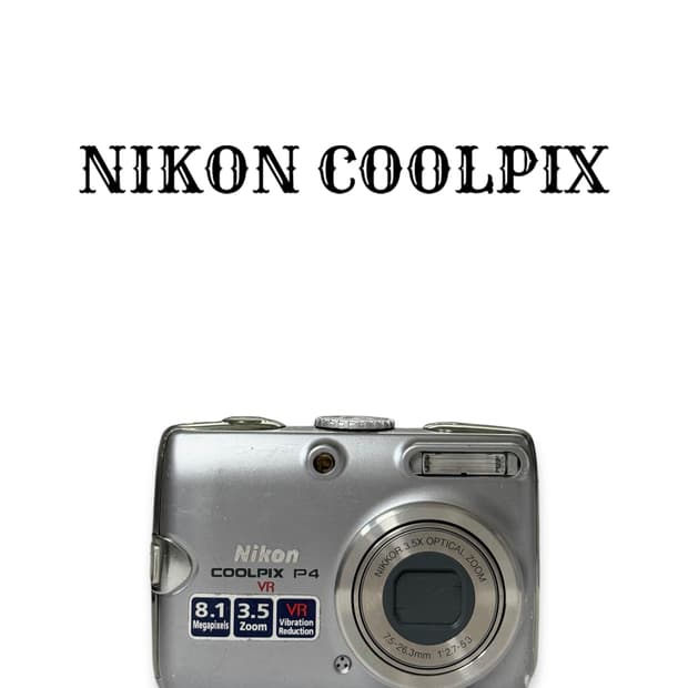 니콘 쿨픽스 P4(Coolpix P4) 빈티지 디지털 카메라 디카