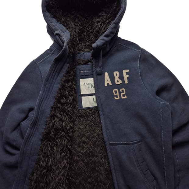 [L] 아베크롬비 울프죠 후드집업