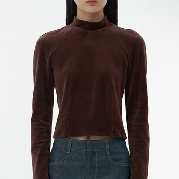 아모멘토 벨루아 롱슬리브 