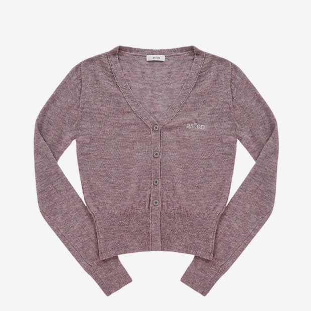 애즈온 베를린 가디건 핑크
