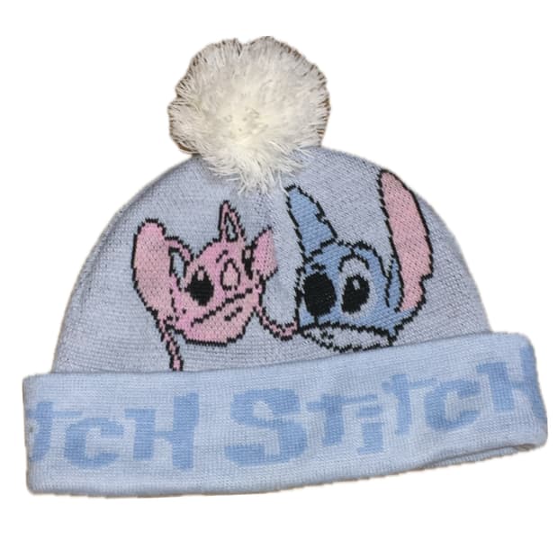 디즈니 스티치 비니 모자