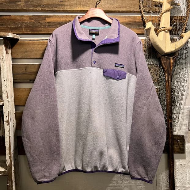 [XL]파타고니아 신칠라 라벤더퍼플 아노락 플리스