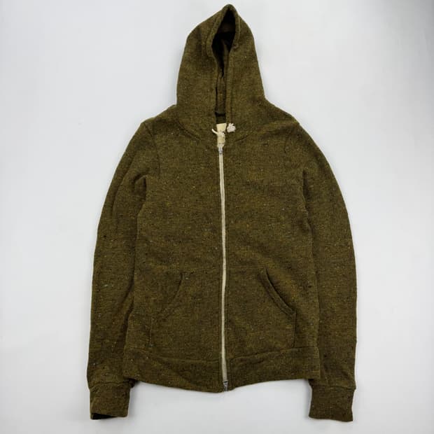 klasica 울 니트 후드집업