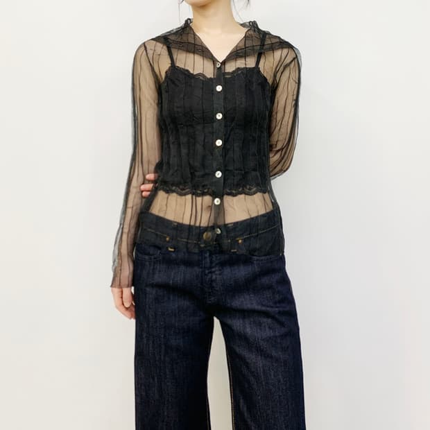 AMBIVALENCE 시스루 탑