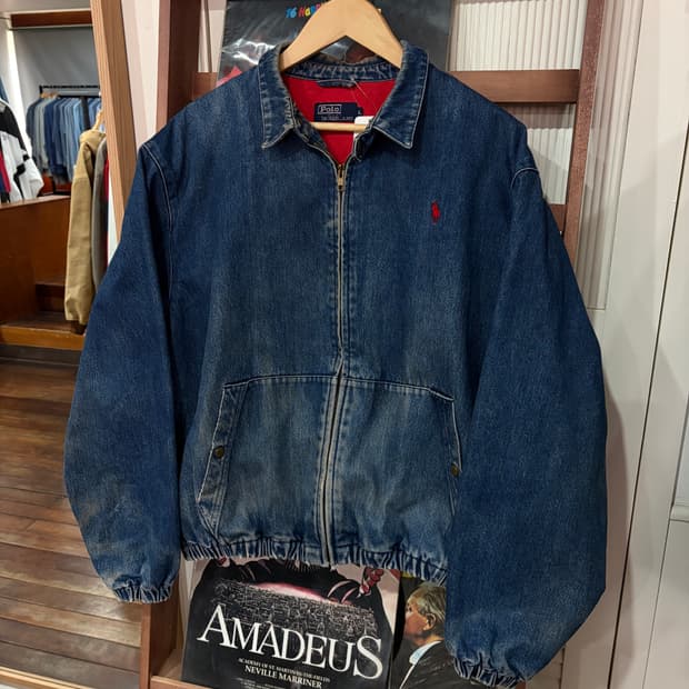 폴로 랄프로렌 데님 집업 자켓 L