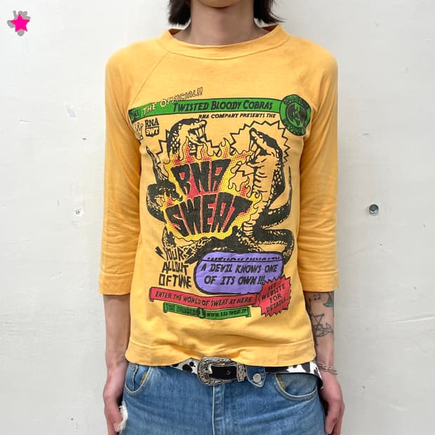 Cobra Cartoon Orange Half Sleeve 