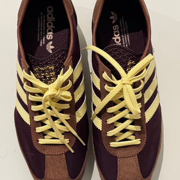 아디다스 SL 72 OG 마룬 올모스트 옐로우