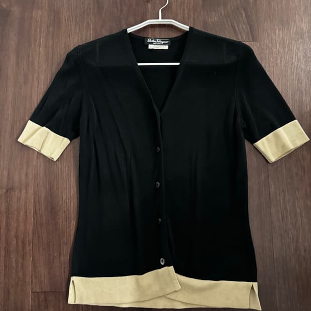 살바토레 페레가모 반팔 가디건