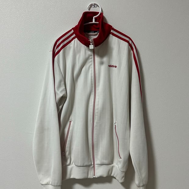 희귀) 아디다스 베켄바우어 흰빨 트랙탑 져지 L