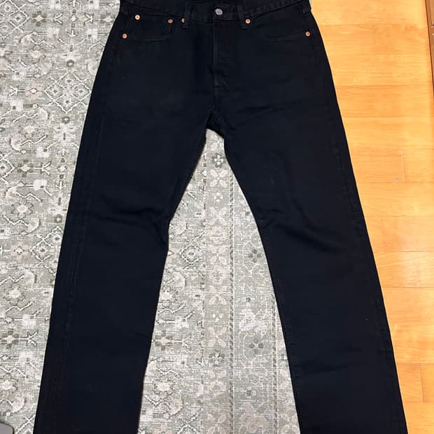 리바이스 501 블랙진