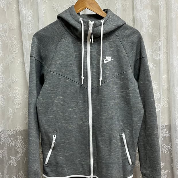 L) 나이키 테크팩 후드집업 그레이