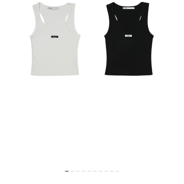 보헤미안서울 BASIC SLEEVELESS CROP TOP