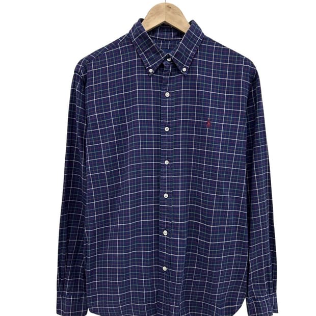 폴로 체크셔츠 네이비 (L~XL) 