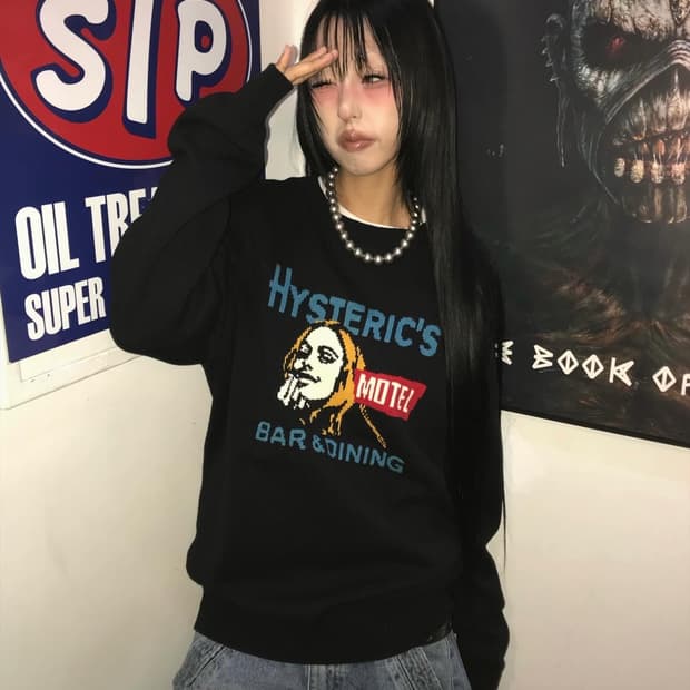 Hysteric Glamour Logo Knit ( 새상품 ) 