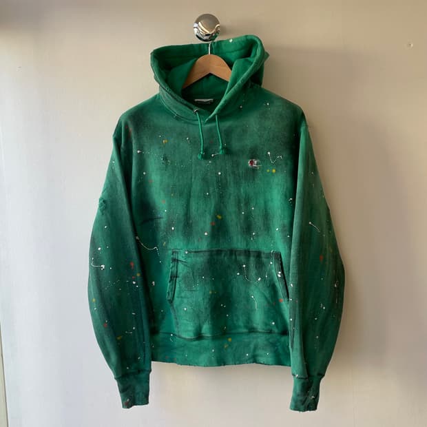 Chamion Reverse weave Destroyed hoodie 