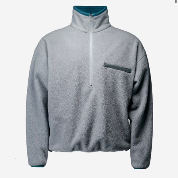 너티새비지 mid pile half zip fleece 2사이즈