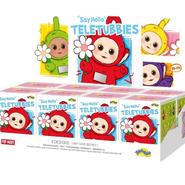 택포 정품 새상품 팝마트 텔레토비 안녕 시리즈 키링 8개입 1박스