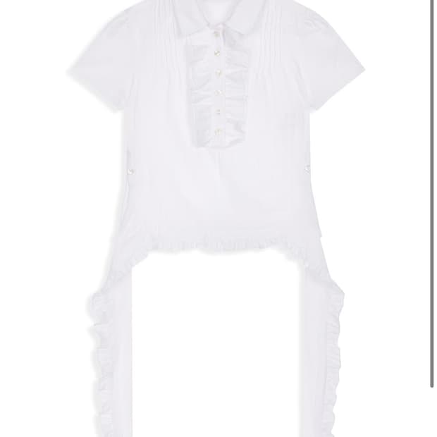 Openyy RUFFLE POLO SHIRT / 블라우스 셔츠
