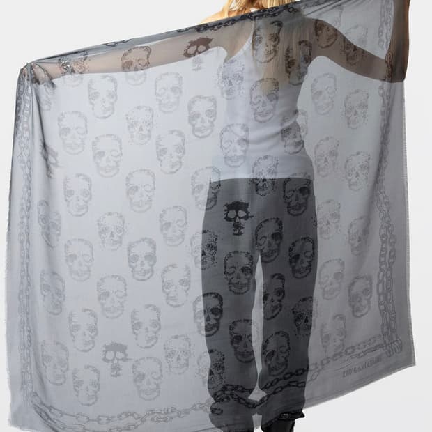 Zadig&Voltaire 스컬프린트 스카프