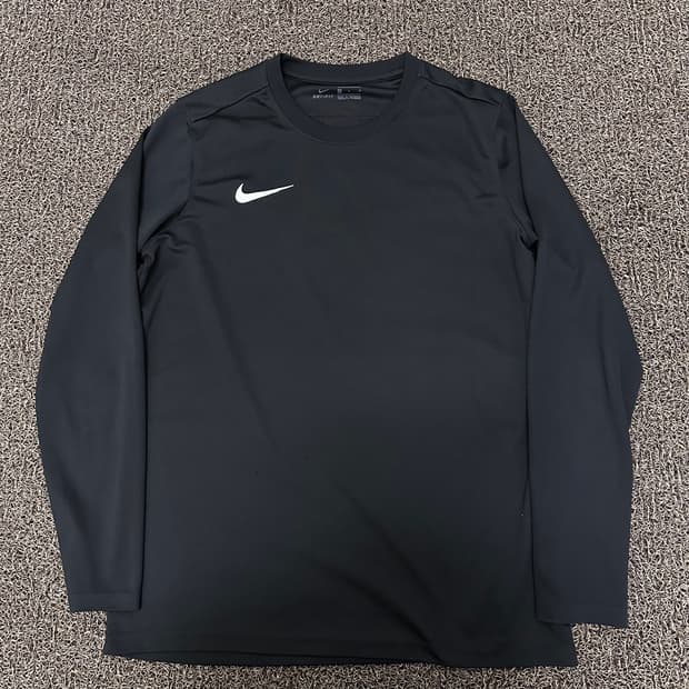 NIKE 나이키 기능성 긴팔티셔츠 운동복 블랙 L