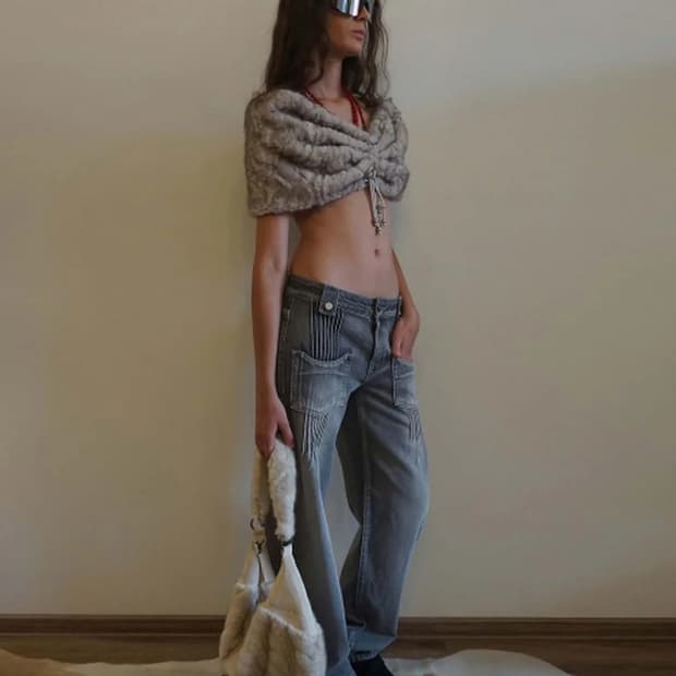 (구해요)SCULPTOR Versatile Fur Warm Gray