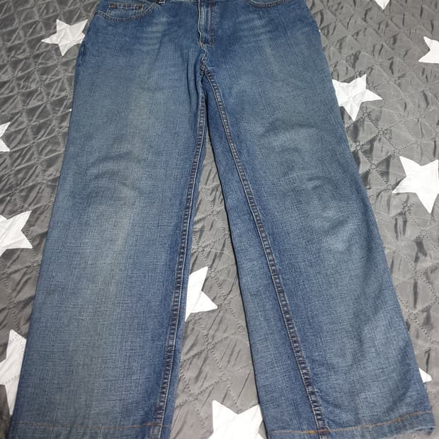 커클랜드 빈티지 워시드 세미와이드 데님팬츠 (36)