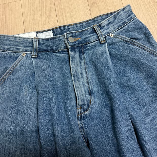 유스(youth.) 와이드 데님 S(01)