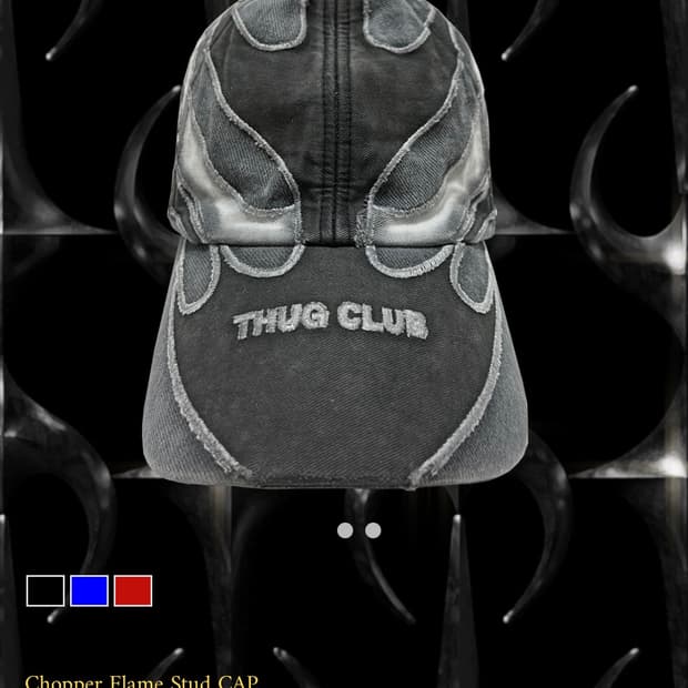 떠그클럽 쵸퍼 플레임 스터드 캡