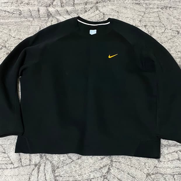 [XXL] 나이키 X 녹타 테크 플리스 크루 블랙