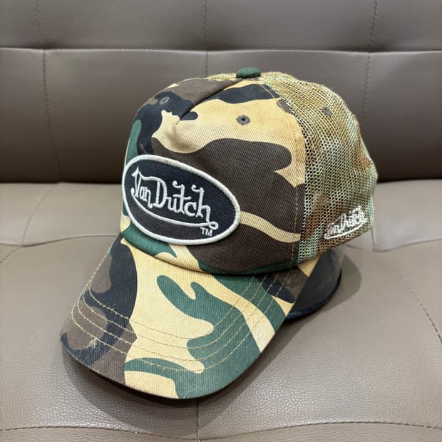 본더치 카모플라주 매쉬 트러커캡