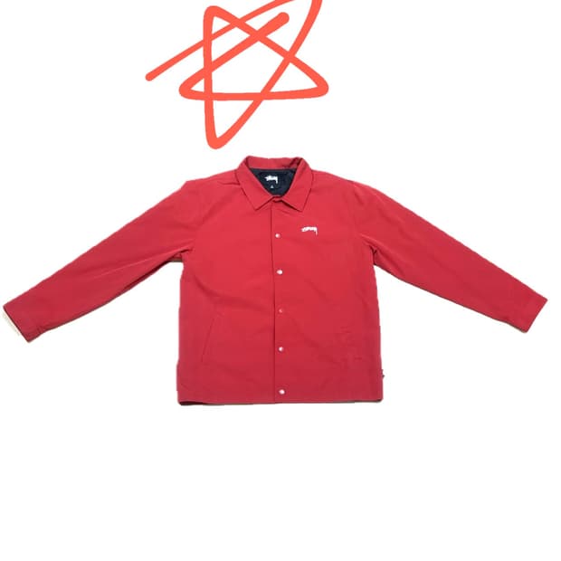 Stüssy Cruize Coach Jacket - Red