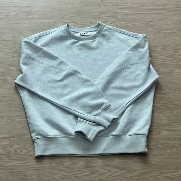 [s] 쿠어 스웻셔츠 (화이트멜란지)
