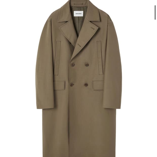 인사일런스 코튼 더블 코트 SAND BROWN