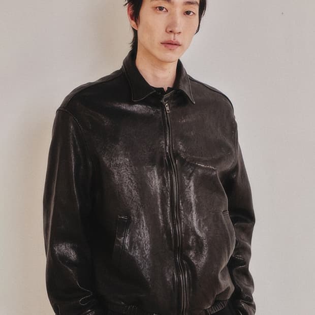 [M] 아트이프액츠 워시드 베지터블 레더 스윙 자켓