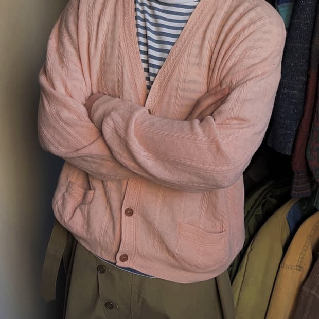 90s CP컴퍼니 아카이브 니트 가디건